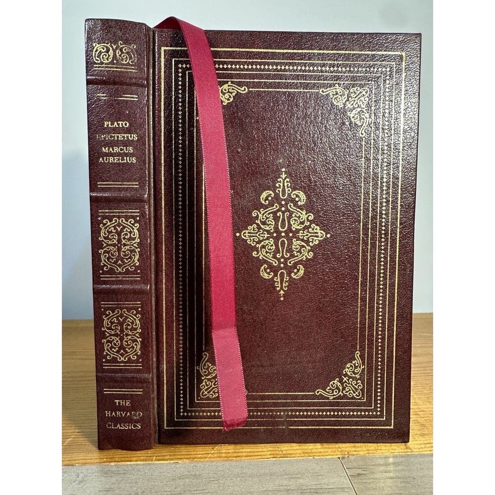 Harvard Classics Plato Epictetus Marcus Aurelius Grolier 1980 Decorative HC
